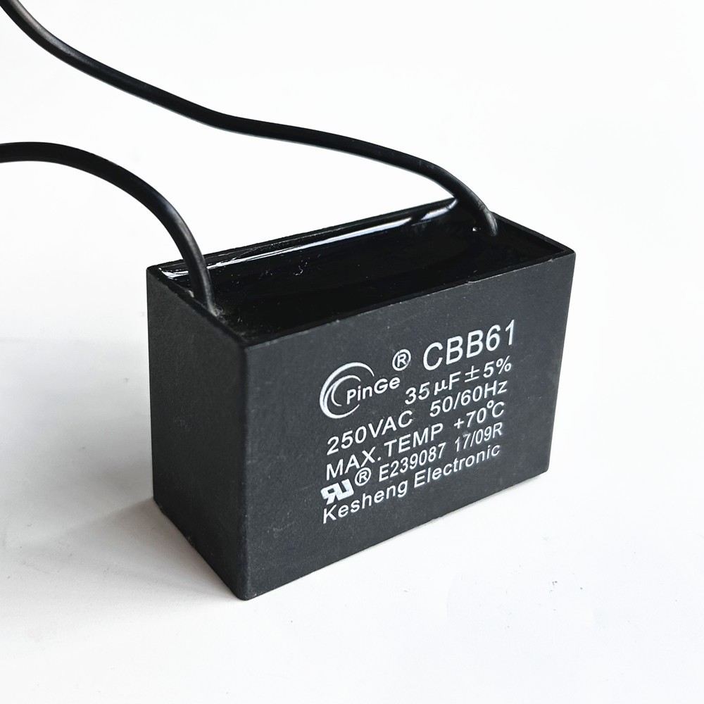 CBB61 35mfd 35 uF 35uF  250V AC Ceiling Fan MOTOR START Capacitor 2 WIRES
