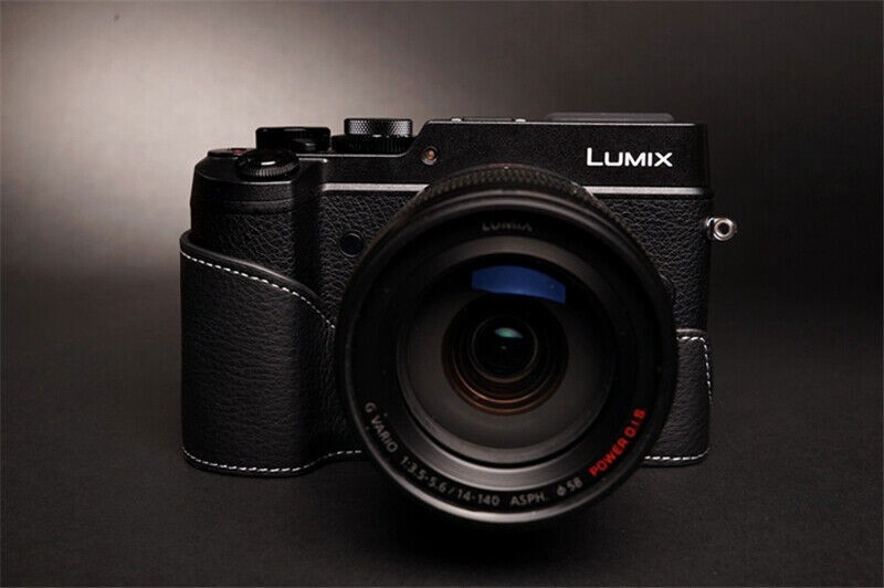 Handmade Panasonic Lumix GX8 Leather Half Case Camera Body Retro Cover Insert
