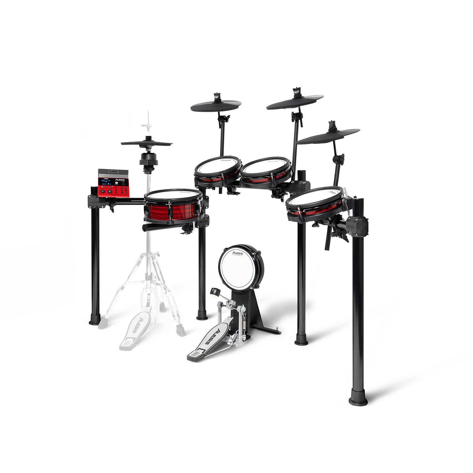 Alesis NITRO ULTIMATE 9-Piece Professional Electronic Drum Kit with Stand-Mou...