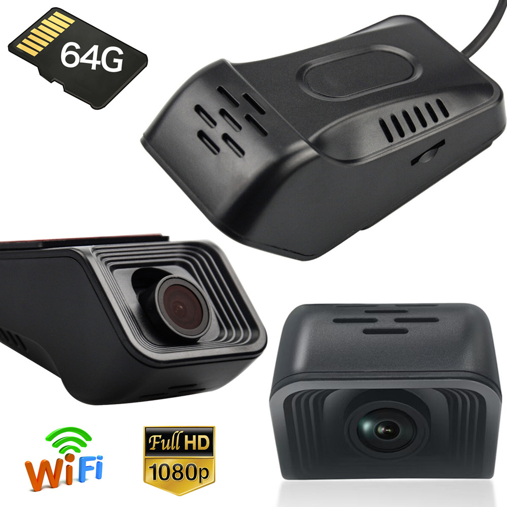 1080P HD USB Wifi Front DVR Camera Dash Cam For Android 15 14 13 Car Stereo GPS