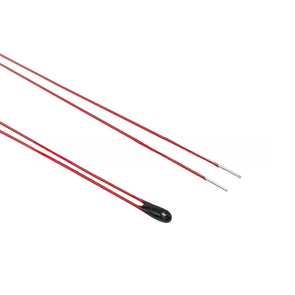 10Pcs 10K Ohm Thermistor B3950 1% Tolerance MF52B Temp Sensor with 100mm Leads