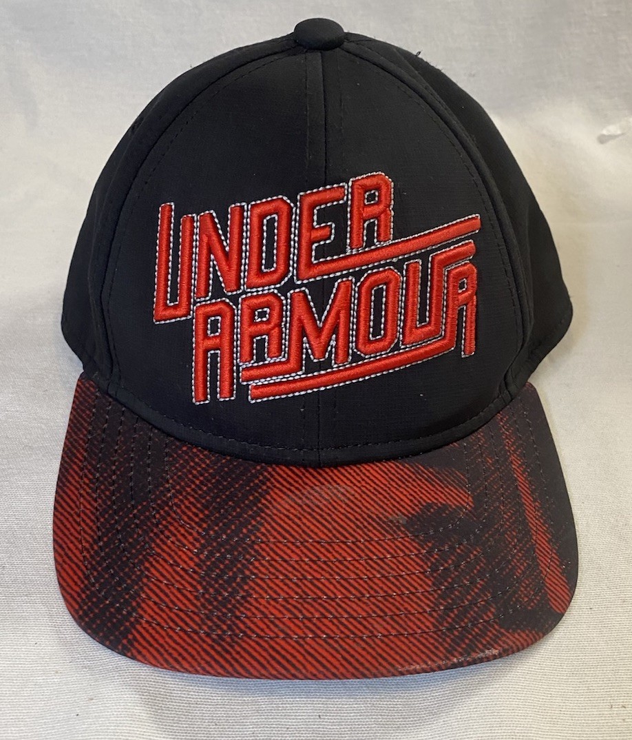 Under Armour Youth Hat Cap Fitted  Spell Out One Size Small/Medium Black