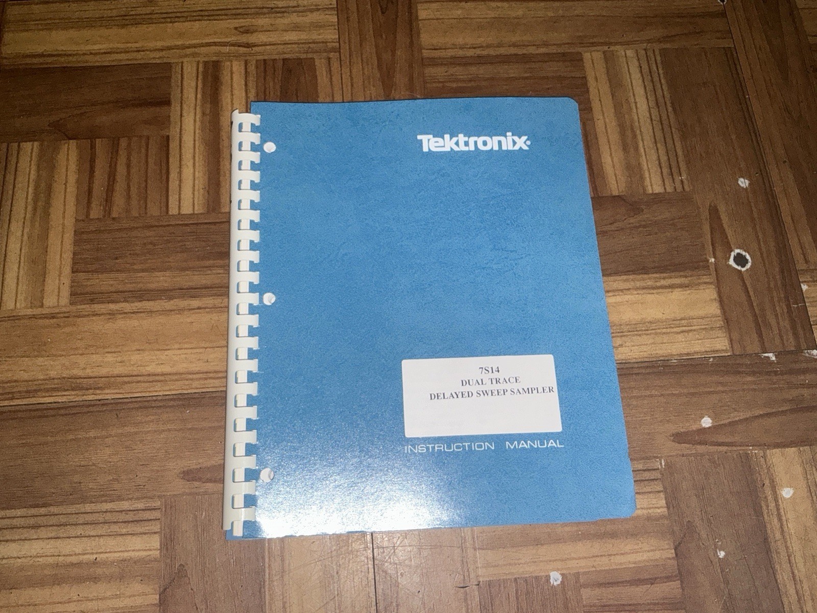 Tektronix 7S14 Dual Trace Delayed Sweep Sampler Instruction Manual Original