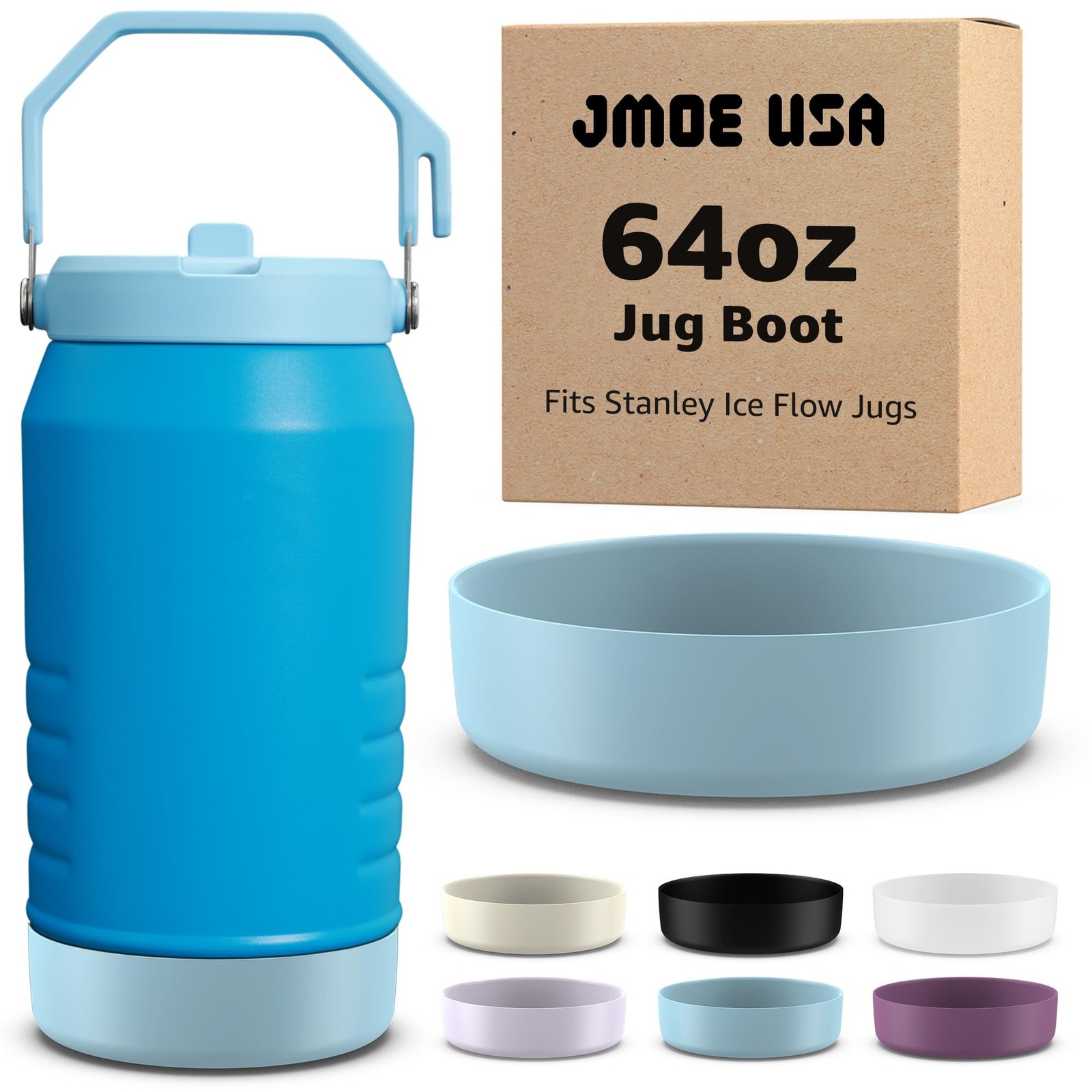 Jmoe USA Boot For Stanley IceFlow Jug | Made of Color Matched Silicone | Dura...