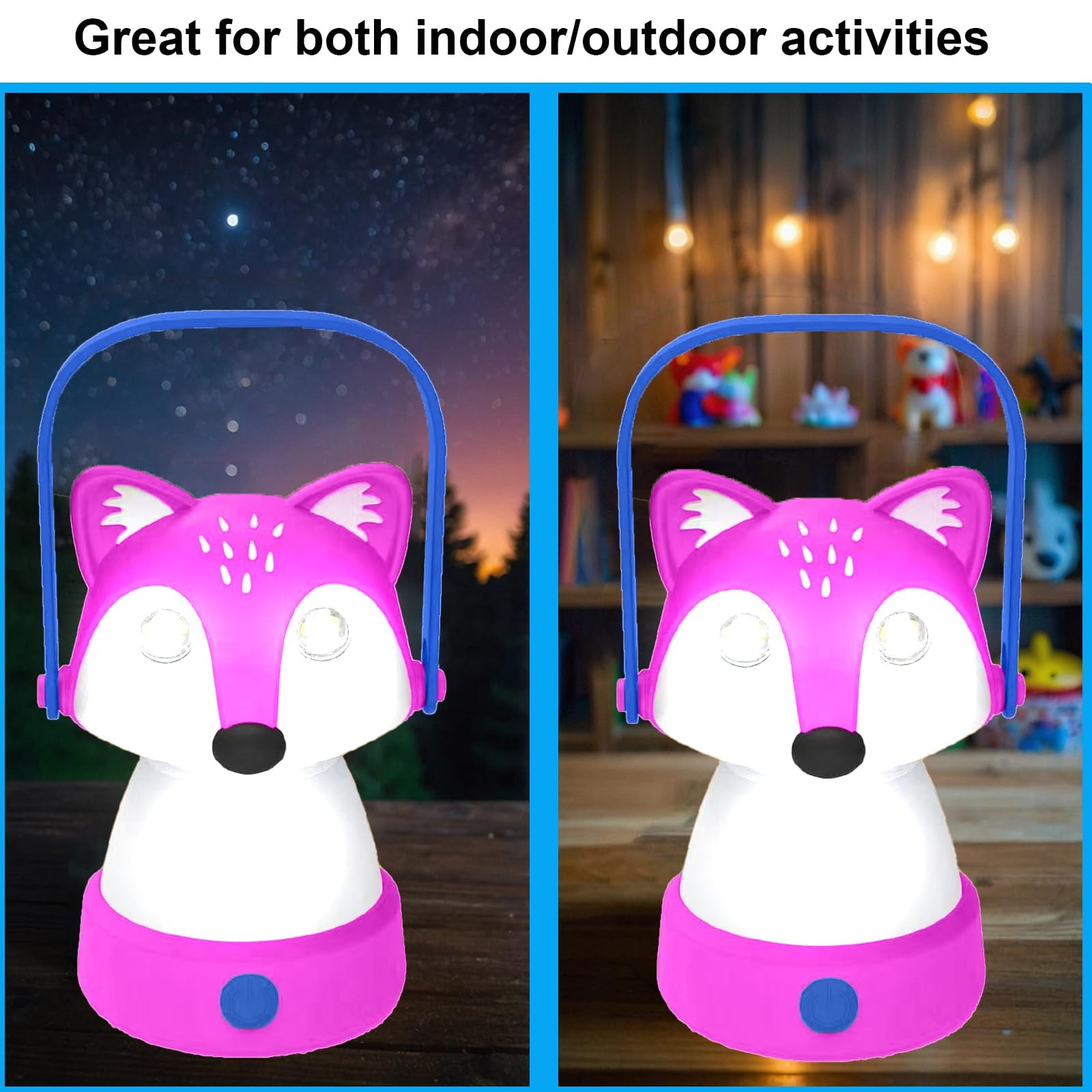 Best Kids Camping Essentials LED Lantern and Rechargeable Headlamp Set Multiple