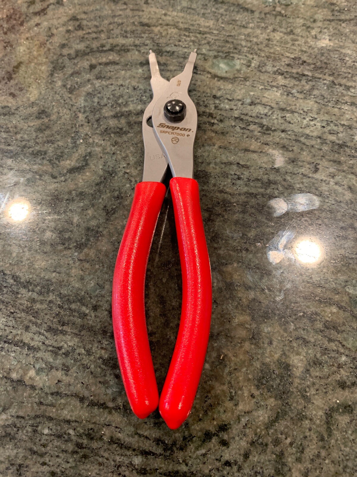 snap on srpcr7000 quick disconnect snap ring pliers 7-7/16" red