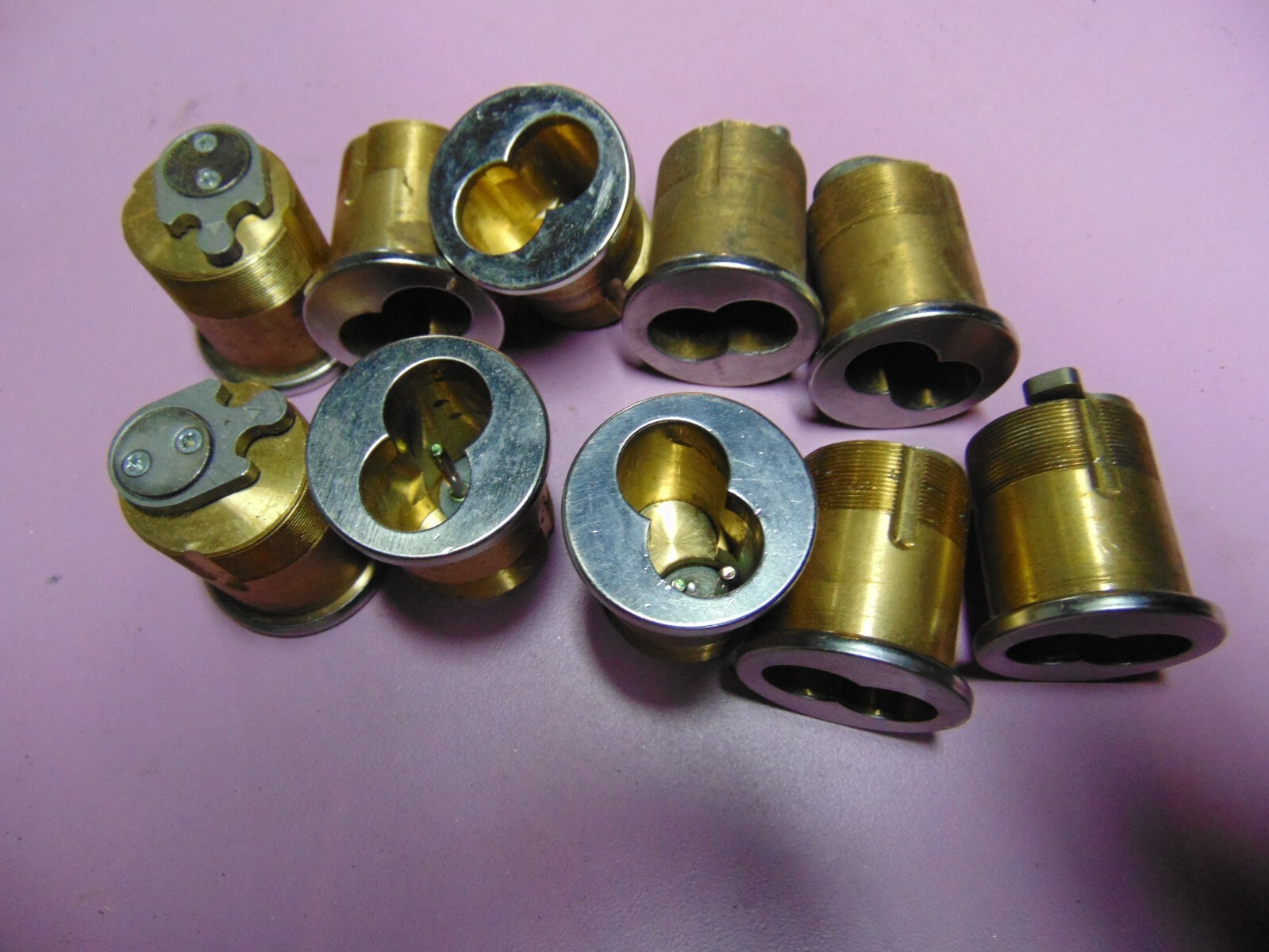10- CORBIN  RUSSWIN  IC  MORTISE CORES 7 PIN  LOCK      LOCKSMITH