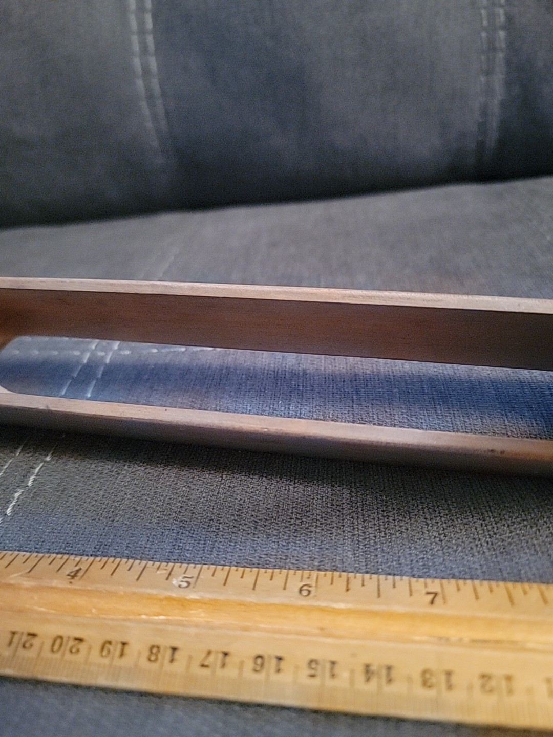 Wooden Boat Shuttle Weaving Loom Tool Vintage.