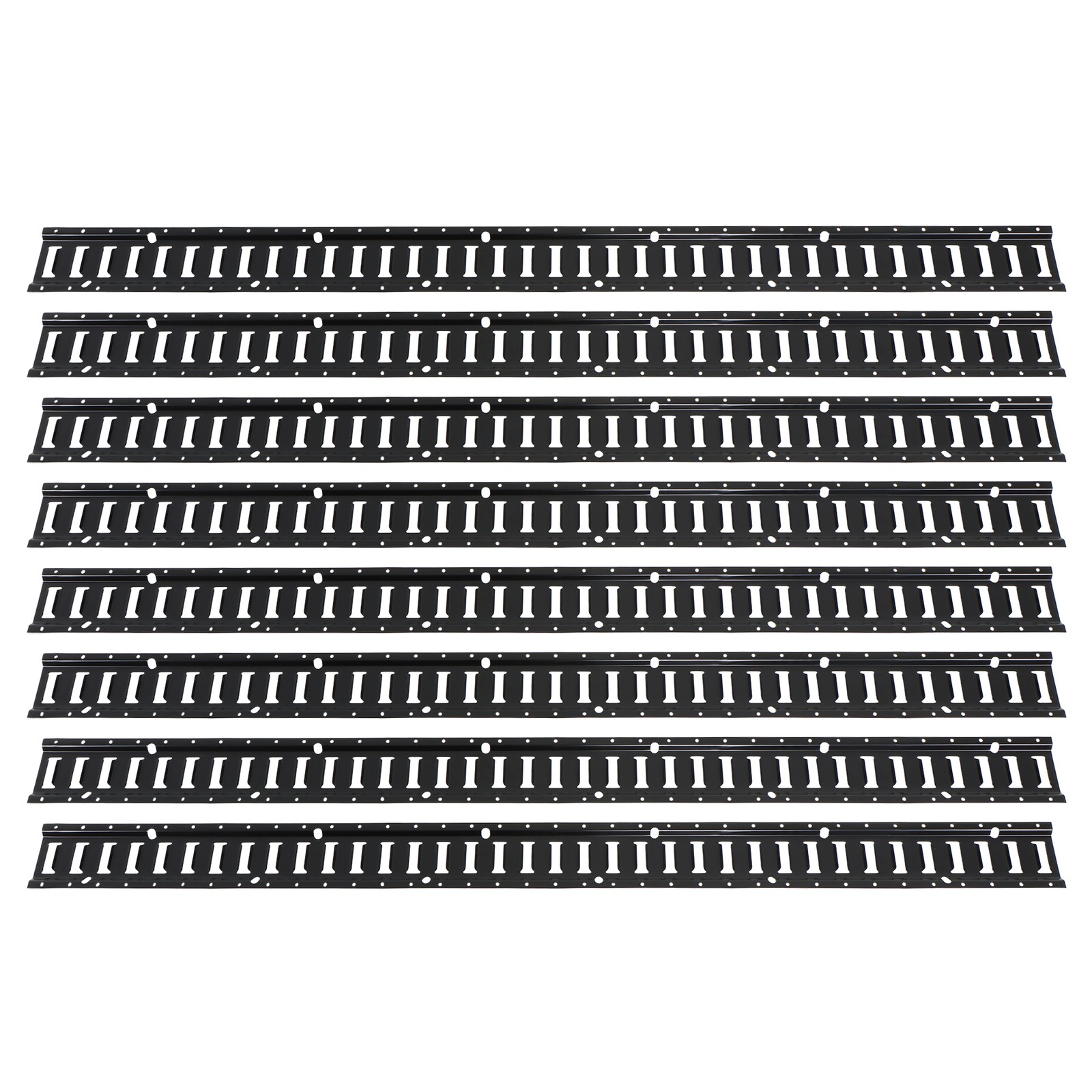 LABLT Heavy Loads Secure Cargo 8 Pcs 6' E Track Tie Down Enclosed Trailer Black