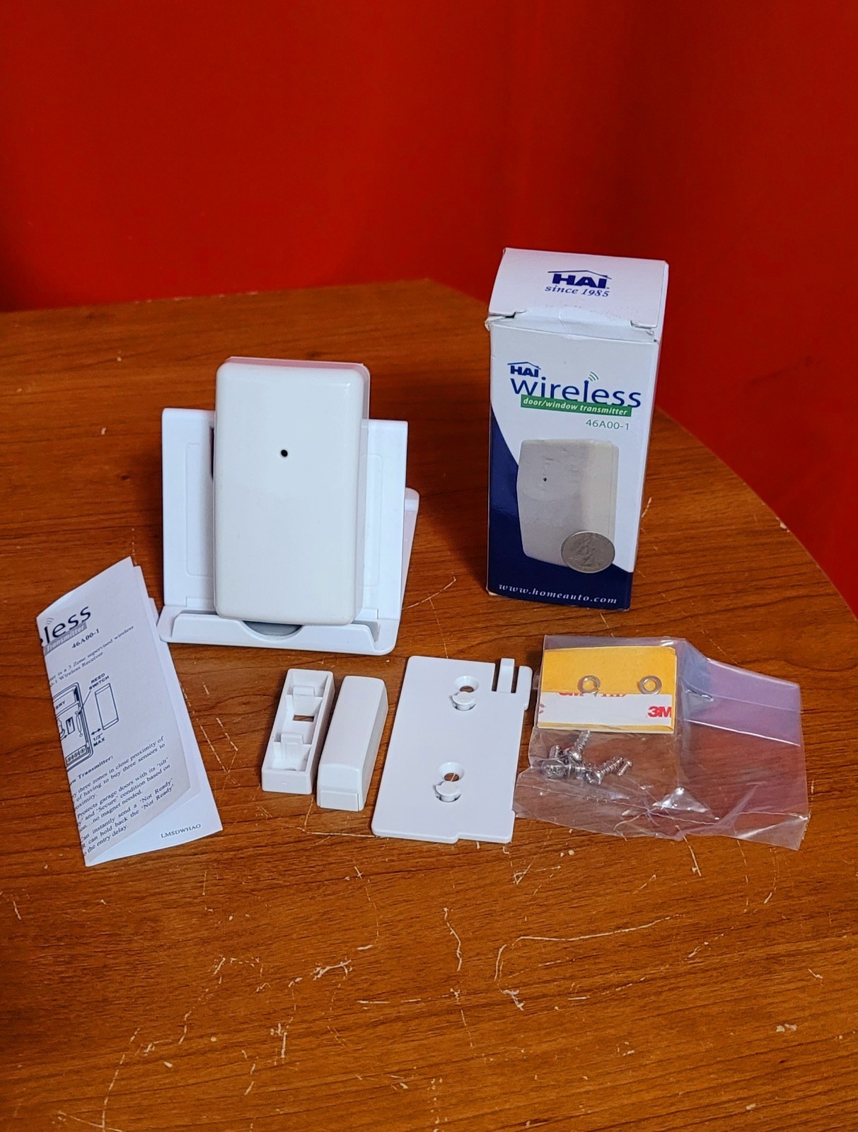 Leviton 46A00-1 Wireless Door/Window Transmitter - White