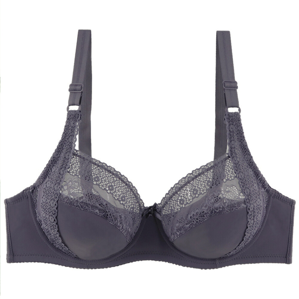 Plus Size Womens Bras Unpadded Bra Underwire Brassiere Lace Sexy Lingerie BCDDEF