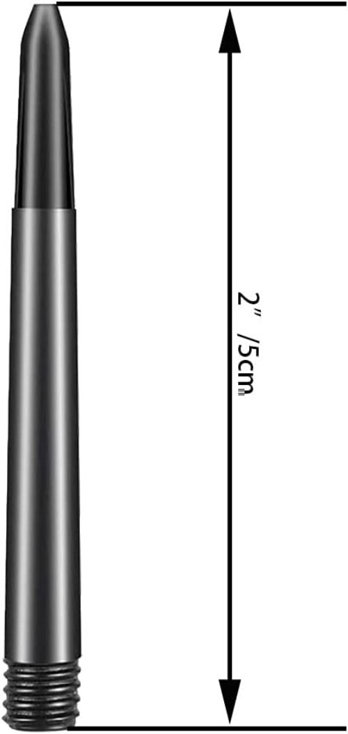 50PCS Medium-Length Plastic Dart Stems with 2BA Screw Thread - Quality Assured