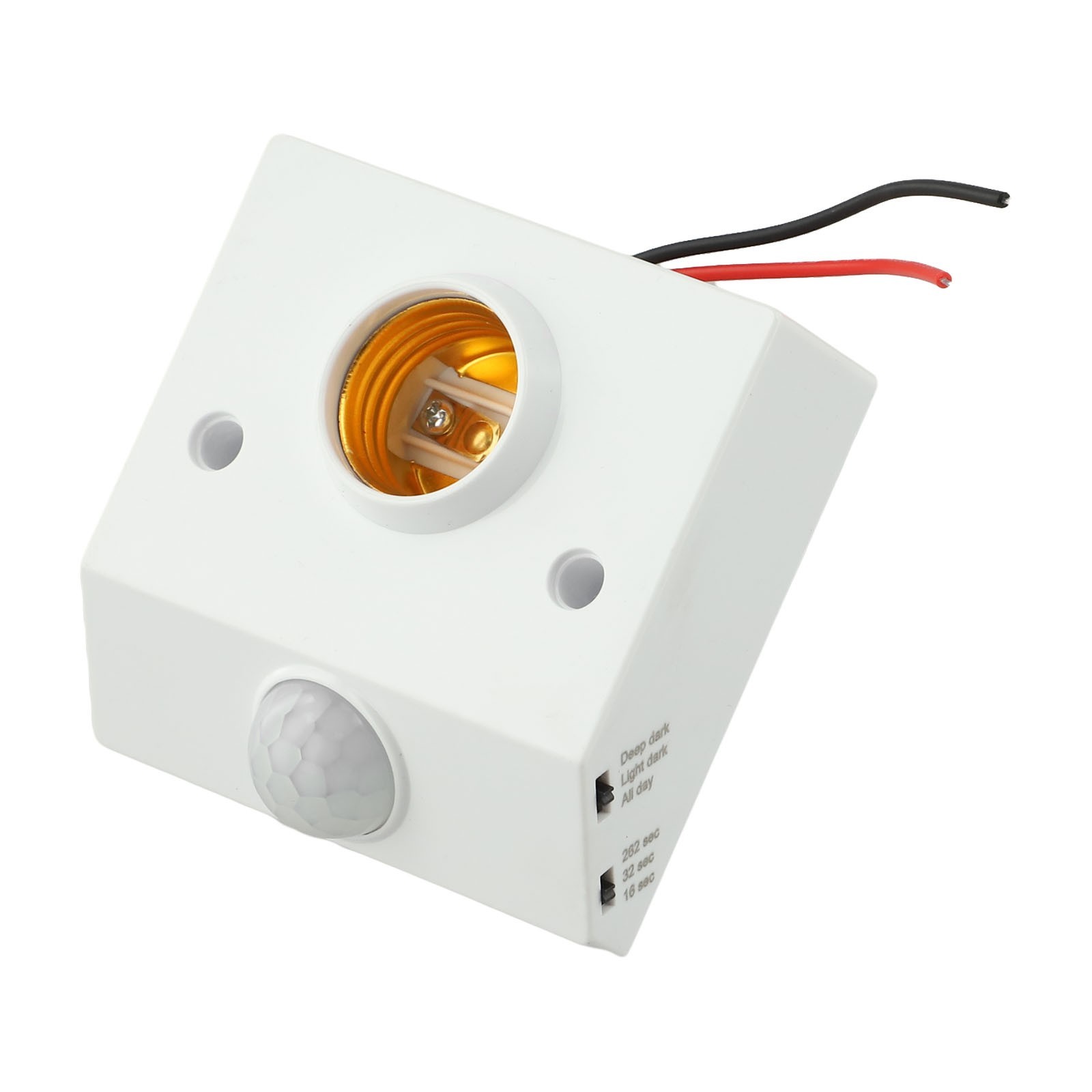 E27 Infrared Induction Lamp Socket Holder for IR Human Body Sensing Lamp holder