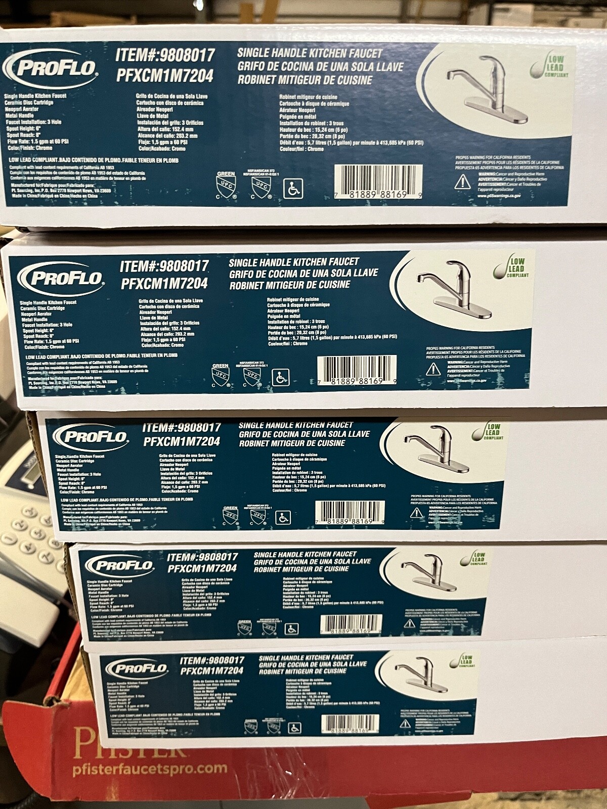 PROFLO PFXCM1M7204 Heathcote 1.5 GPM Standard Kitchen Faucet - Chrome