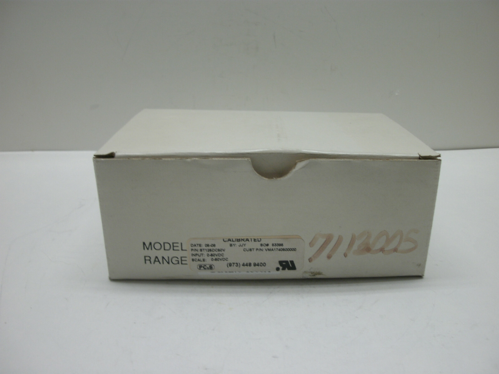 PC&S ST125DC50V DC VOLT METER 0-50V NEW IN BOX