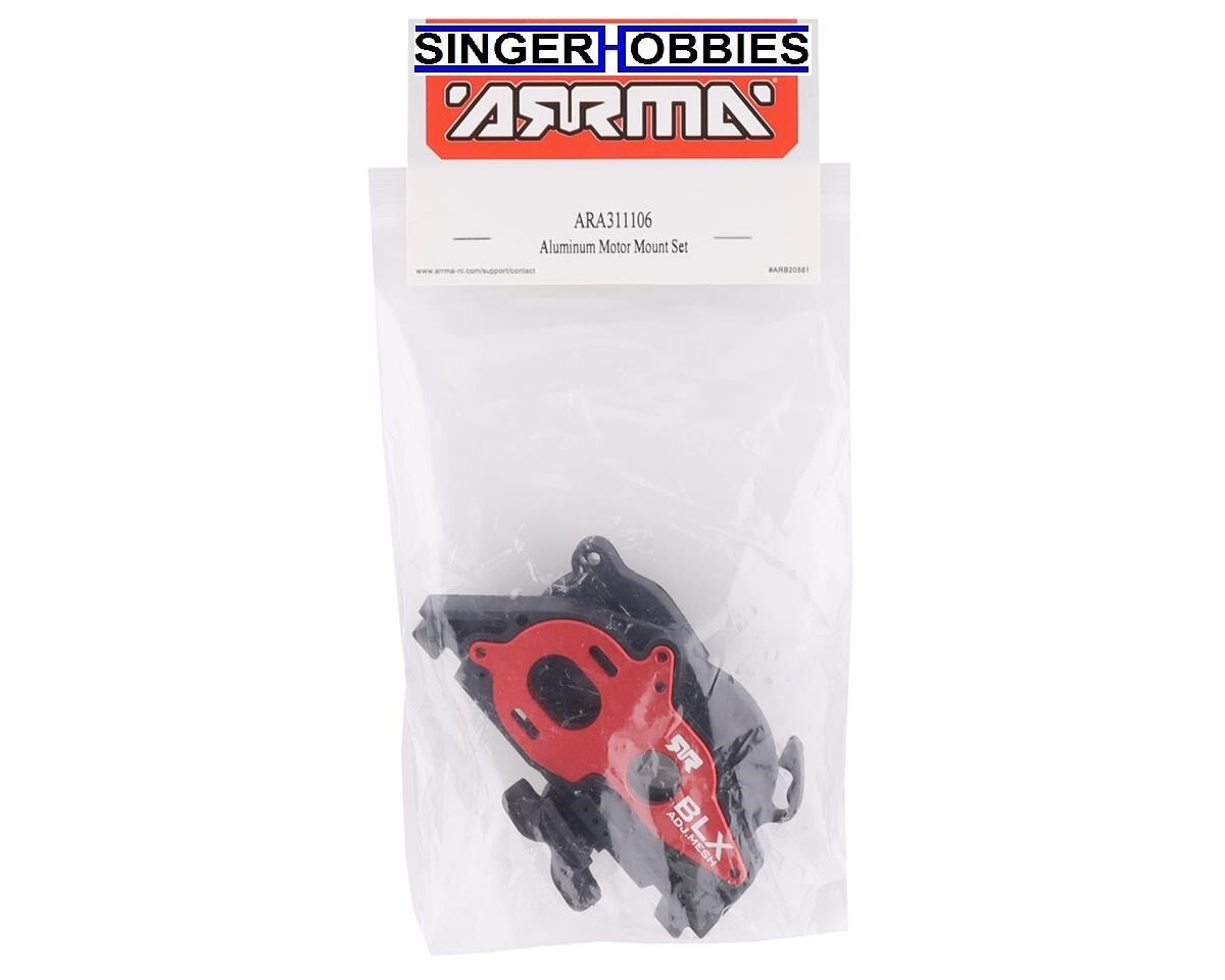 ARRMA ARA311106 SENTON/TYPHON/GRANITE Mega/3S BLX Aluminum Motor Mount Set HH