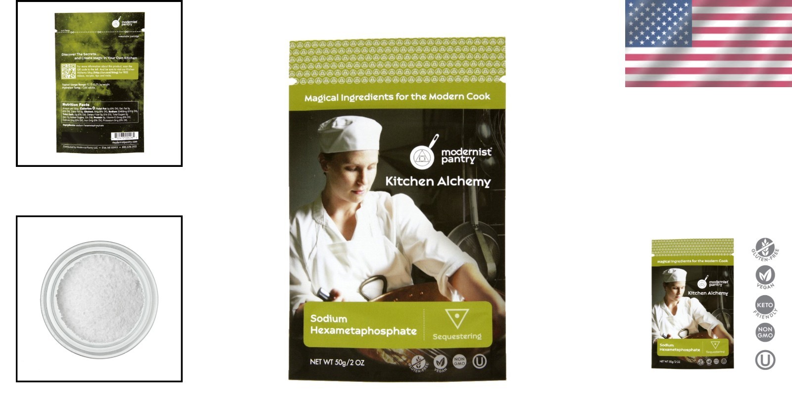 Sodium Hexametaphosphate 2oz - Essential for Molecular Gastronomy Applications