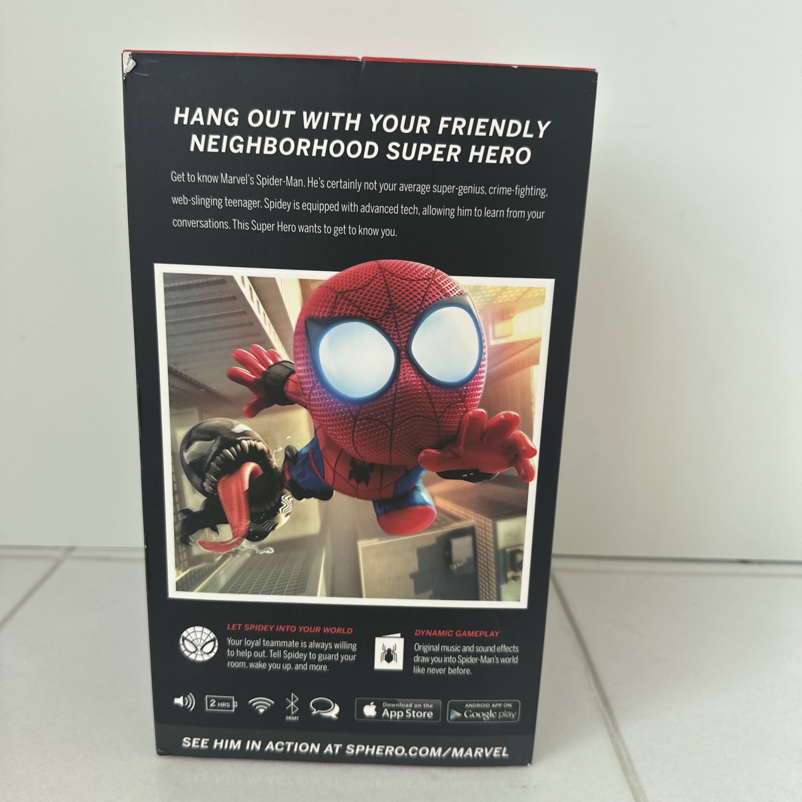 Sphero Spider-Man Marvel Interactive. No Supported App. Please Read Workaround