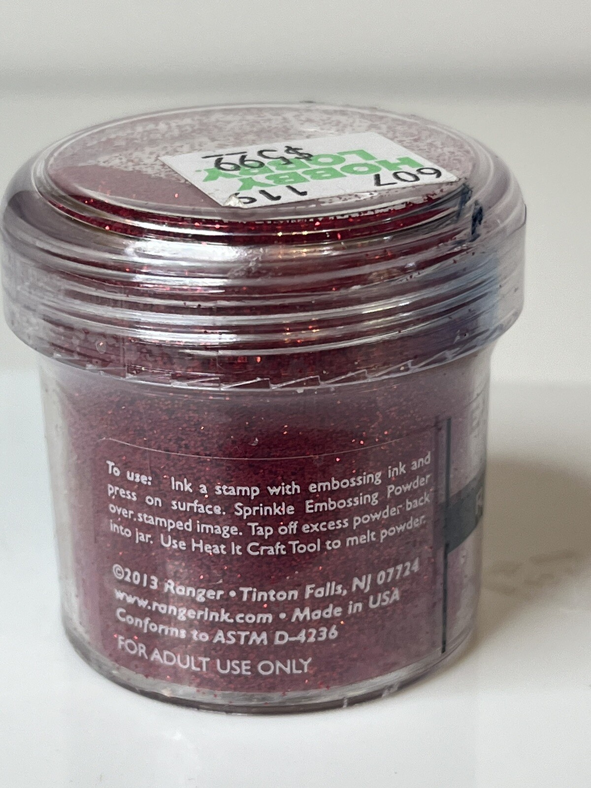 Ranger Embossing Powder-Red Tinsel EPJ-41061