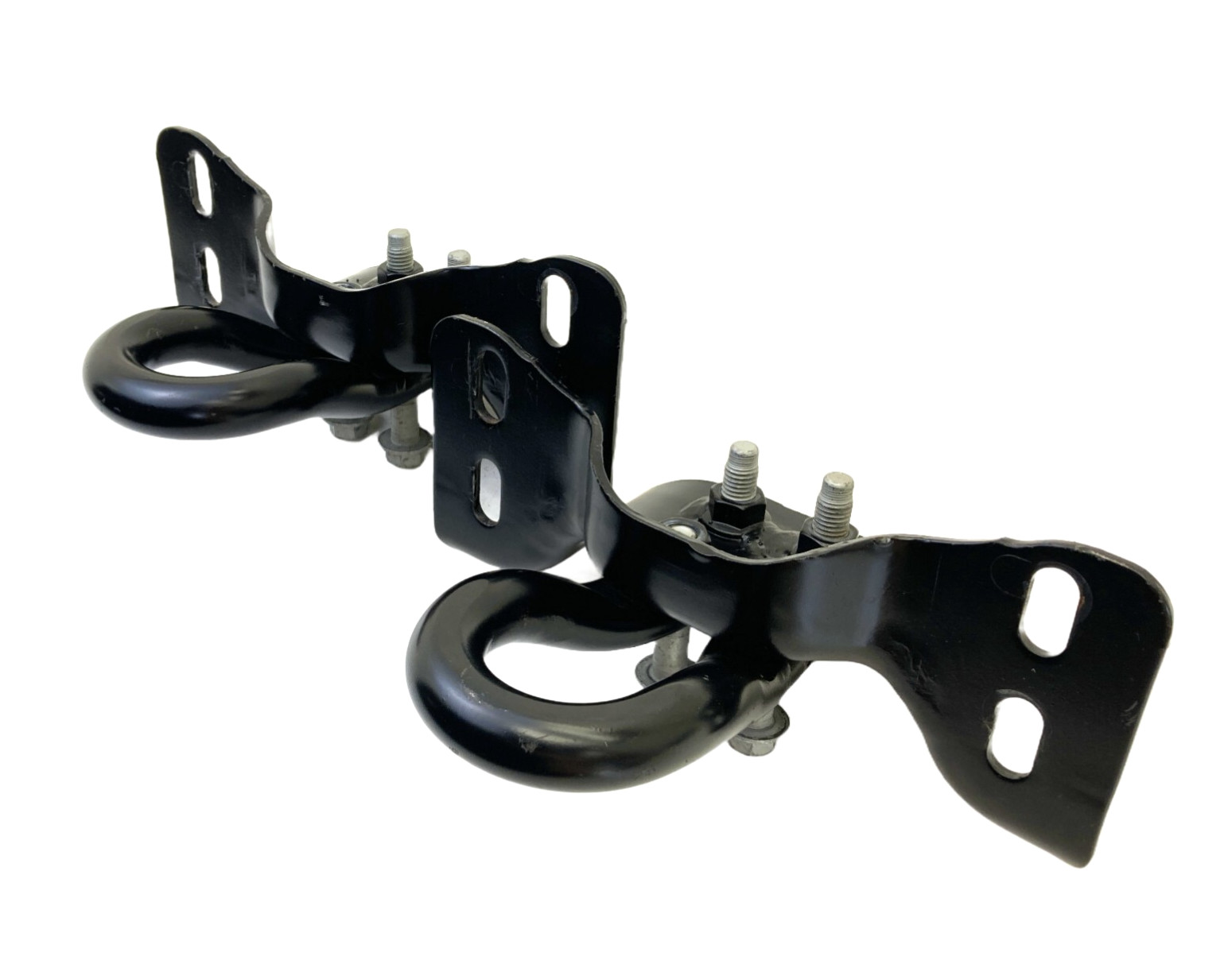 OEM Ford Tow Hooks F250 F350 F450 F550 F600 SD Front Steel Black 2025 OEM Pair