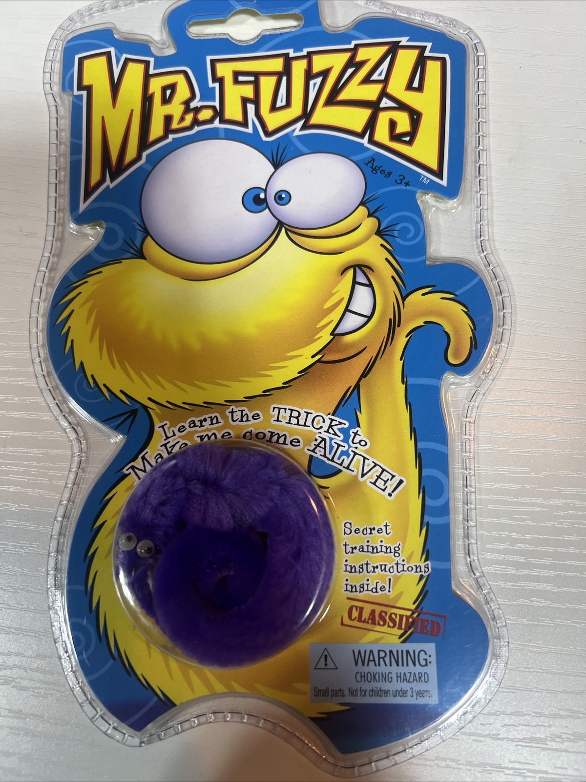 2008 The Original "Mr. Fuzzy" Purple Magical Fuzzy Worm NEW!