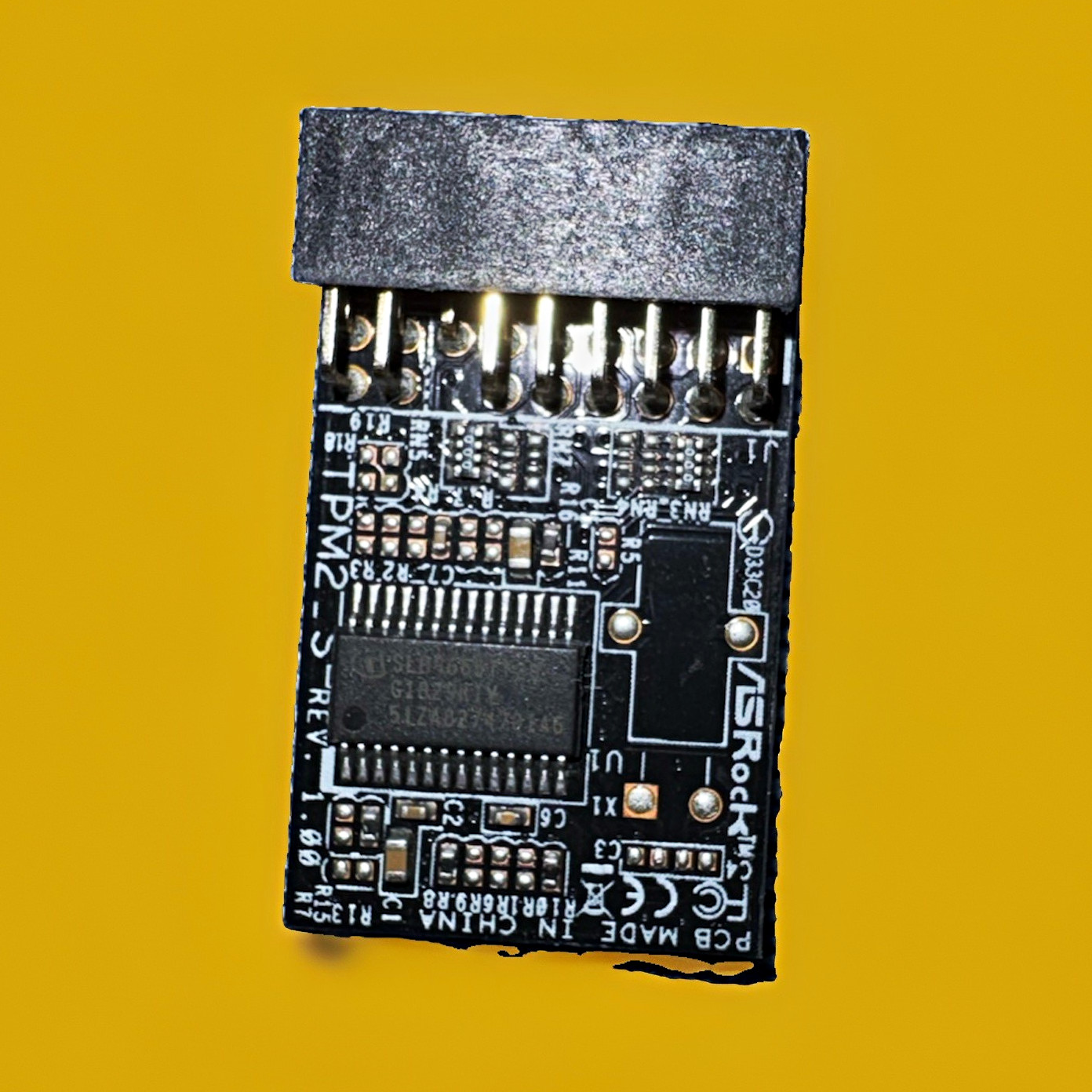 ASRock TPM2-S TPM Module for ASRock Motherboards TPM Header Compatible Security