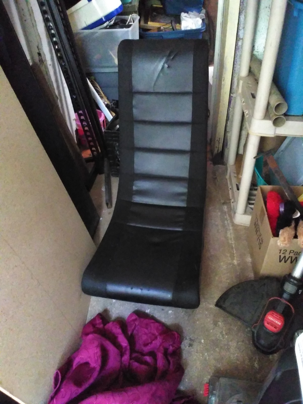 Rocker Gaming Chair Gamer Floor Seat Entertainment Video System Game Console Tv