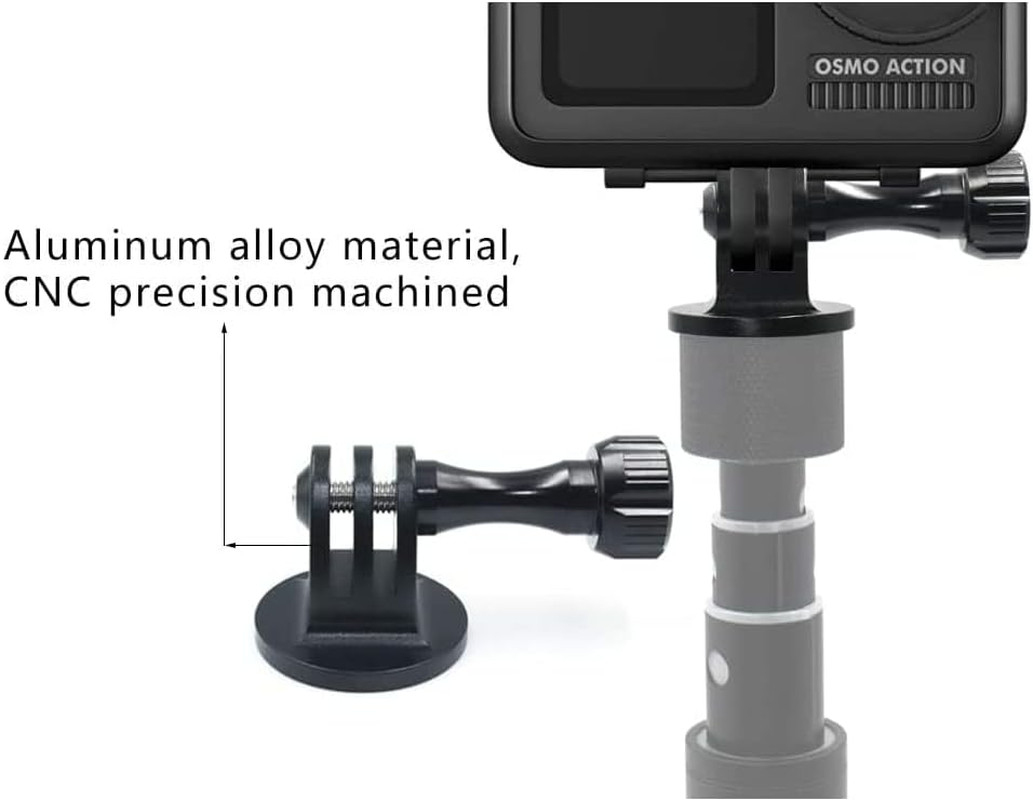 Aluminum Camera Tripod Adapter 1/4"-20 Conversion Adapter Mounts Compatible With