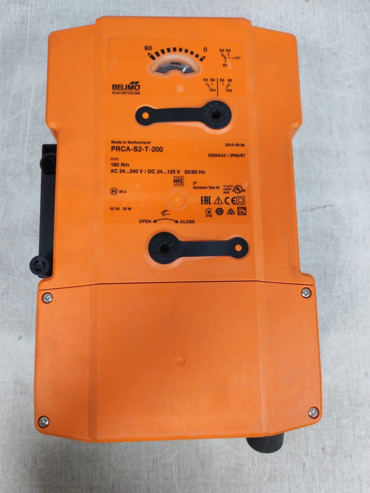 BELIMO PRCA-S2-T-200 VALVE ACTUATOR
