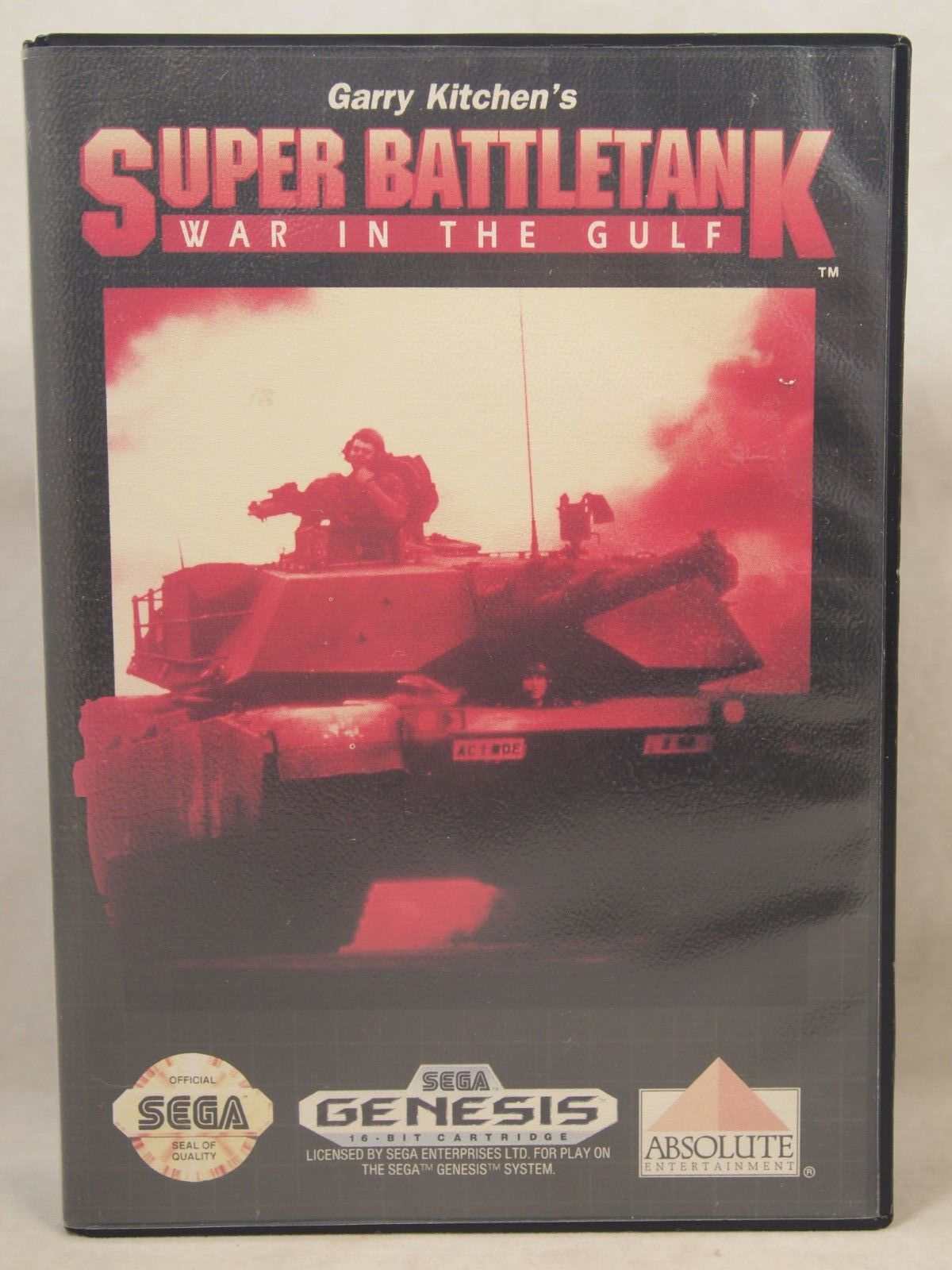 Super Battletank: War in the Gulf Case (SEGA Genesis) Authentic BOX ONLY