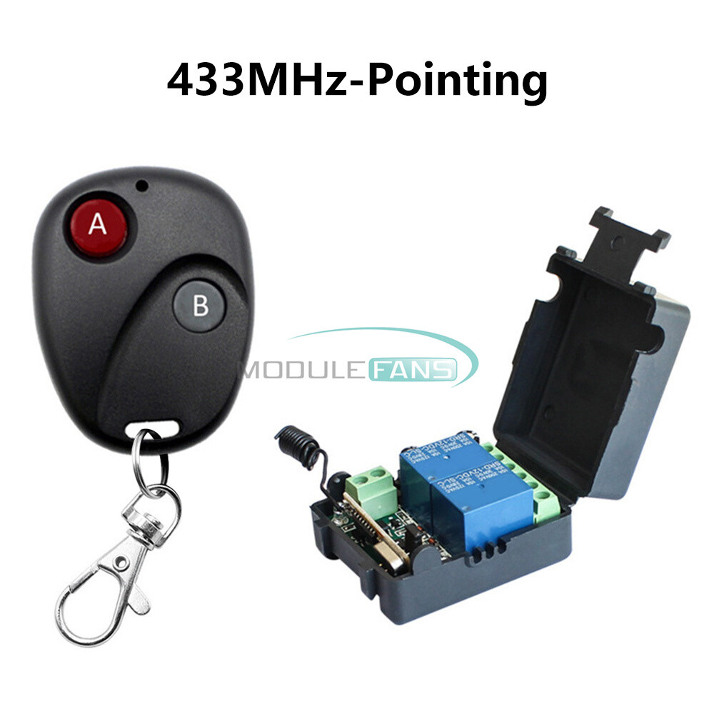 DC12V 2Channel Wireless Remote Control Switch Relay Receiver Module 315/433MHz