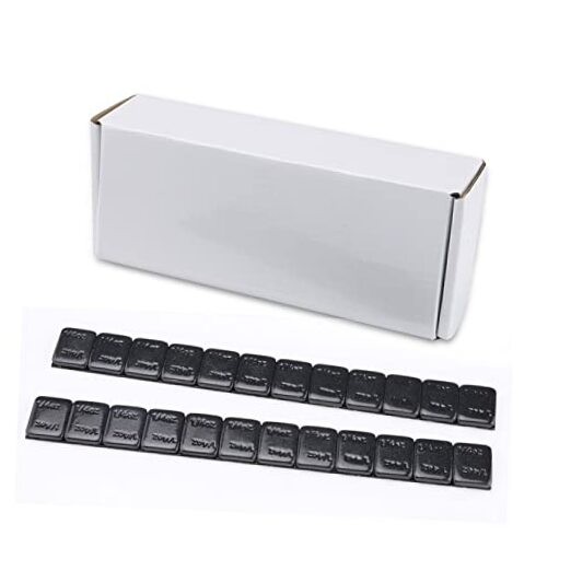 1/4 Oz Black Stick on Wheel Weights (1box，576pcs,144oz), 1/4OZ-BK(144OZ Pack)
