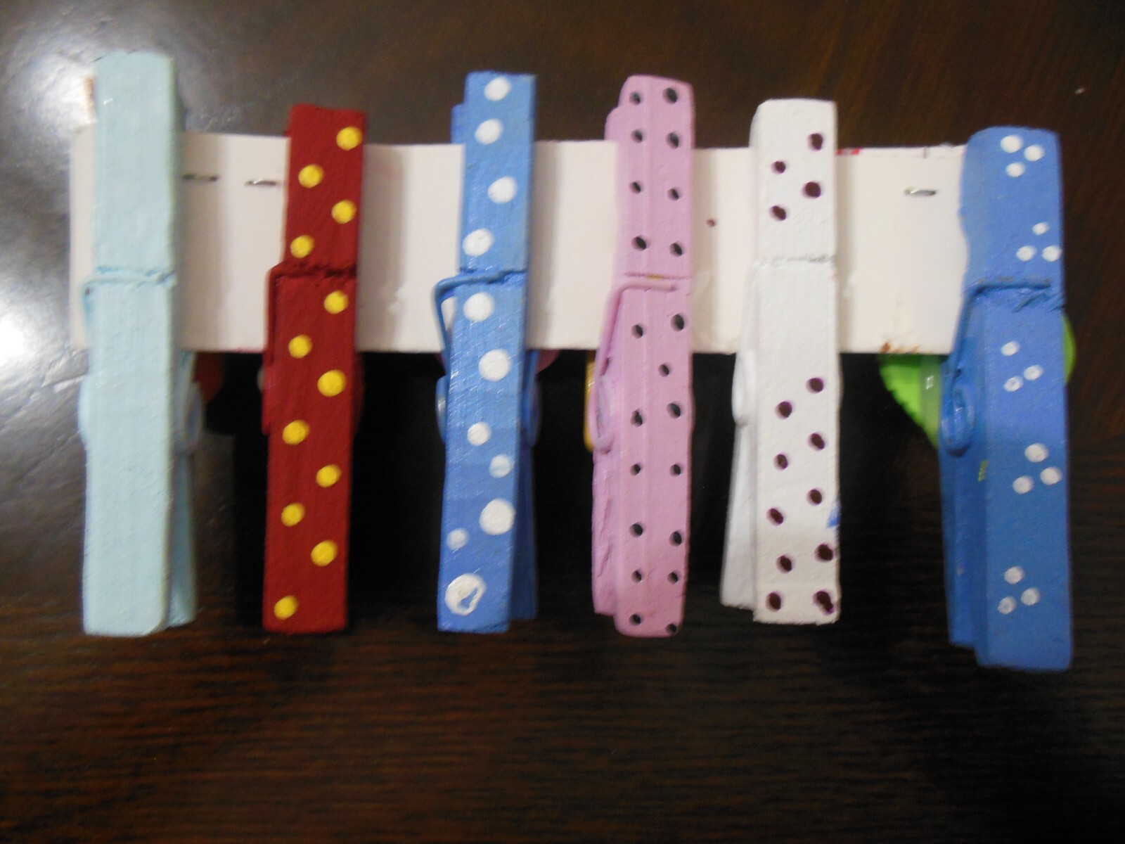 Decorative Clothes pins / Hand Crafted ** Free Shipping