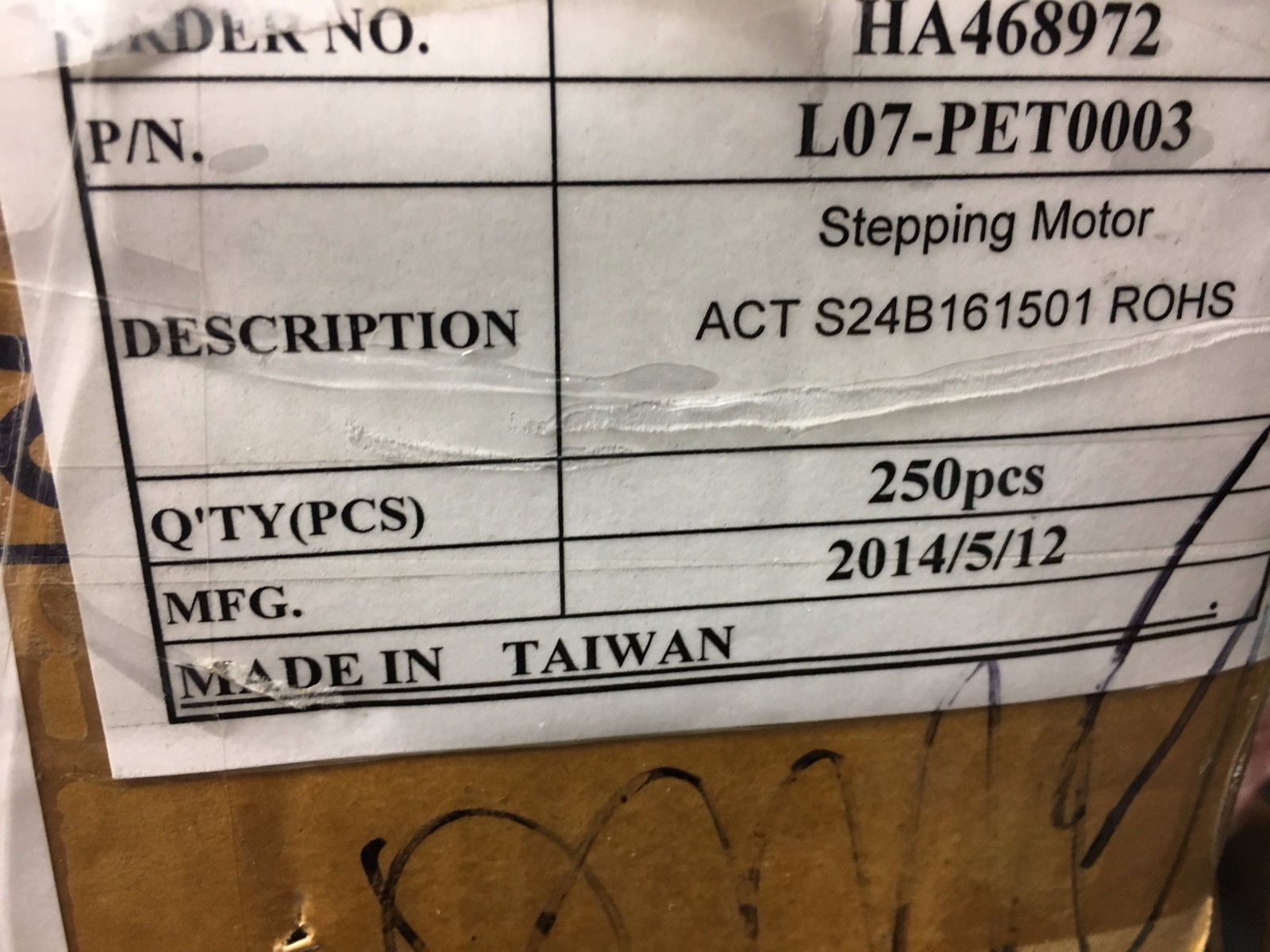 ACT Stepping Motor S24B161501, ACT (qty: 5)