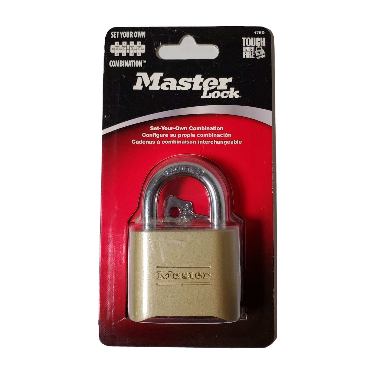 New Master Lock Padlock Set 175D  Your Own Combination Lock Free Shipping