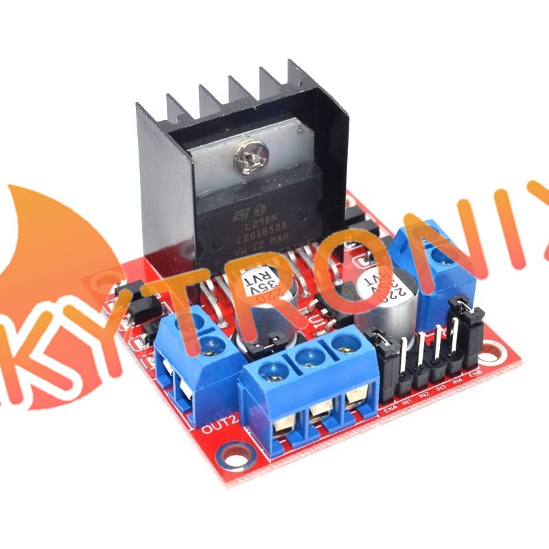 New L298N DC Stepper Motor Driver Module Dual H Bridge Control Board for Arduino