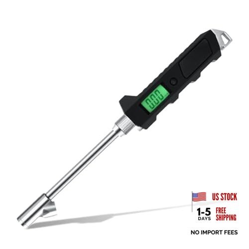 Digital Tire Pressure Gauge 230 PSI, Stainless Steel Dual Head Tire Gauge for