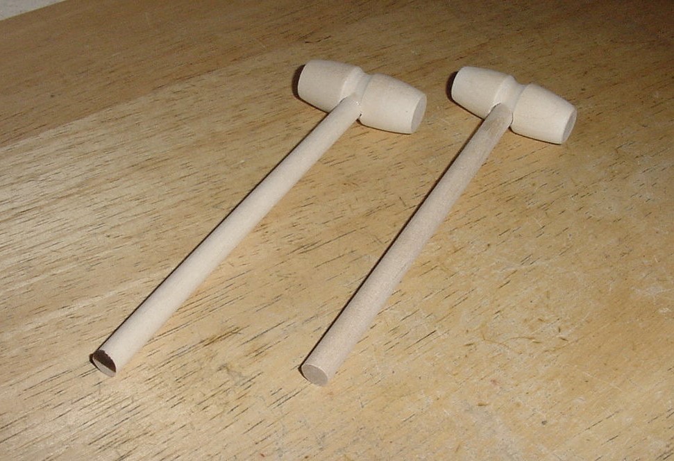 2 WOODEN BLACK POWDER PERCUSSION CAP & LAST ROUND PUSH TOOLS 4 REVOLVERS/RIFLES