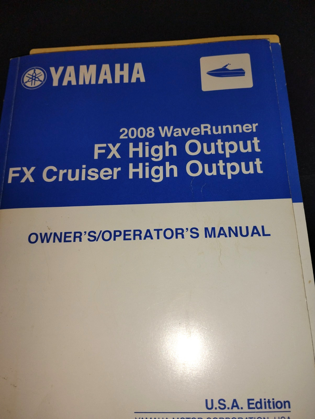 2008 Yamaha Wave runner Owners Manuel W/ Riding Practice Guide & Riding Inst.