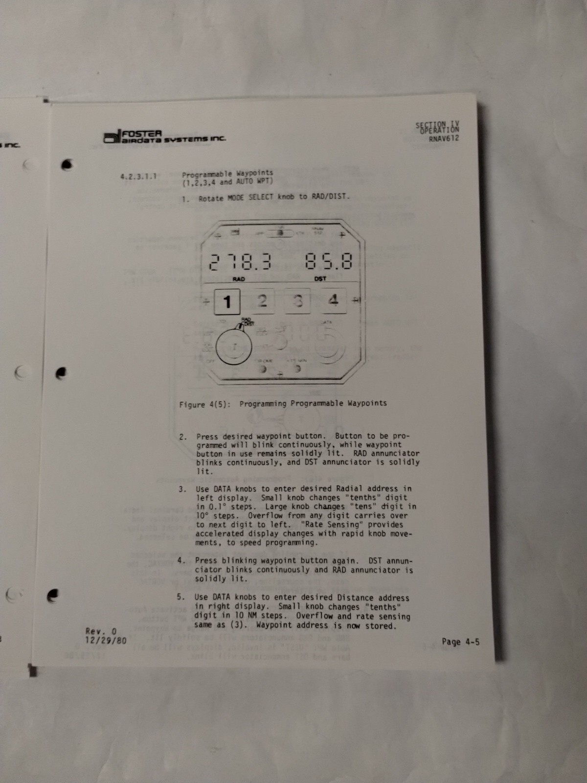 Foster RNAV612 Area Navigation System Installation & Maintenance Manual-Copy