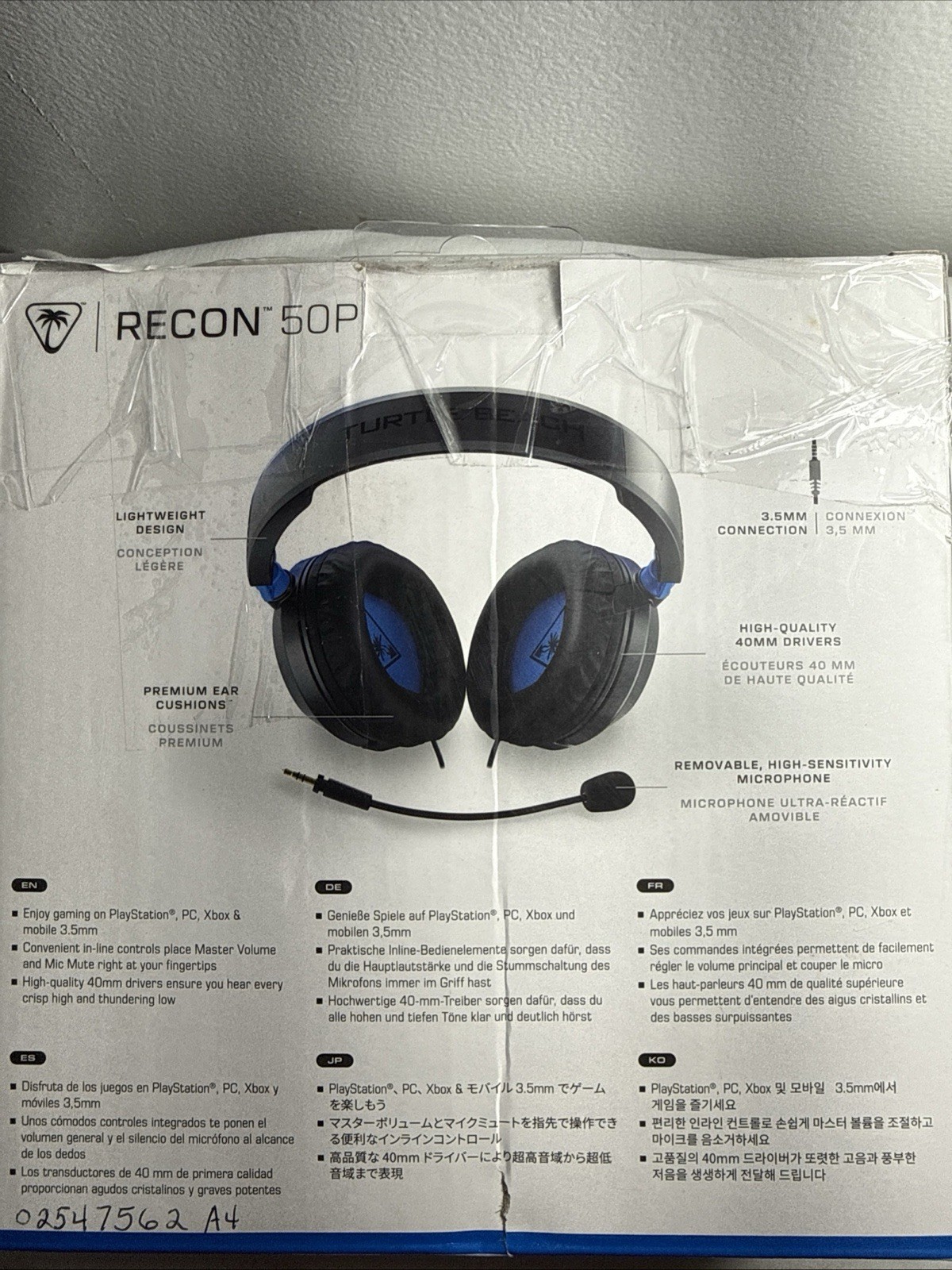 Turtle Beach Wired Multi platform Gaming Headset, Comp. w/PlayStation, XBox
