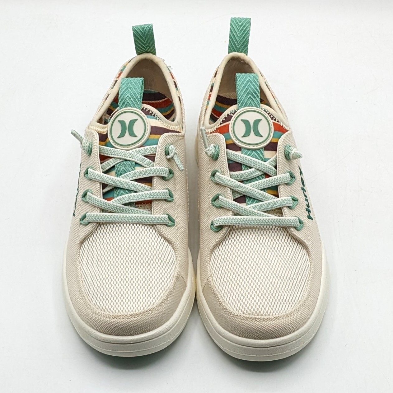 Hurley “Castaic” Women’s Colorful & Functional Casual Fashion Sneaker Beige NEW