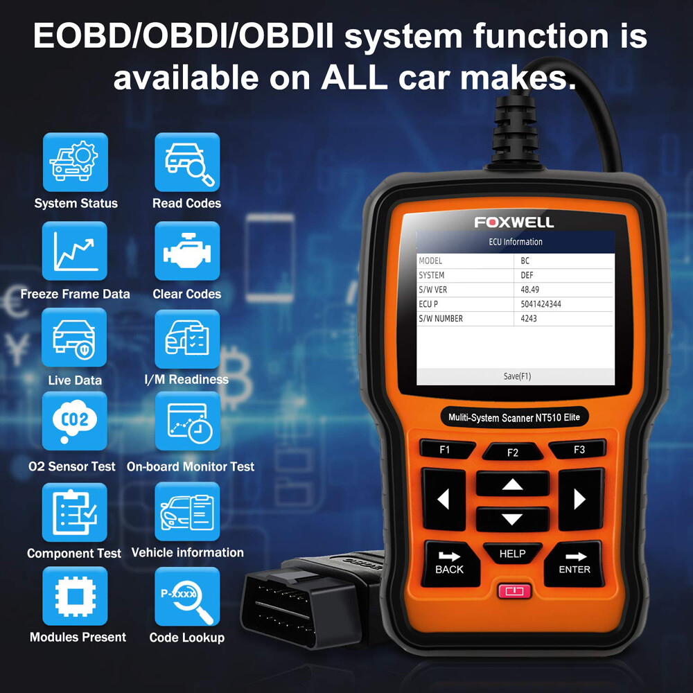 Bidirectional Scan Tool Fit For HONDA Scanner OBD2 All System Active Test Coding