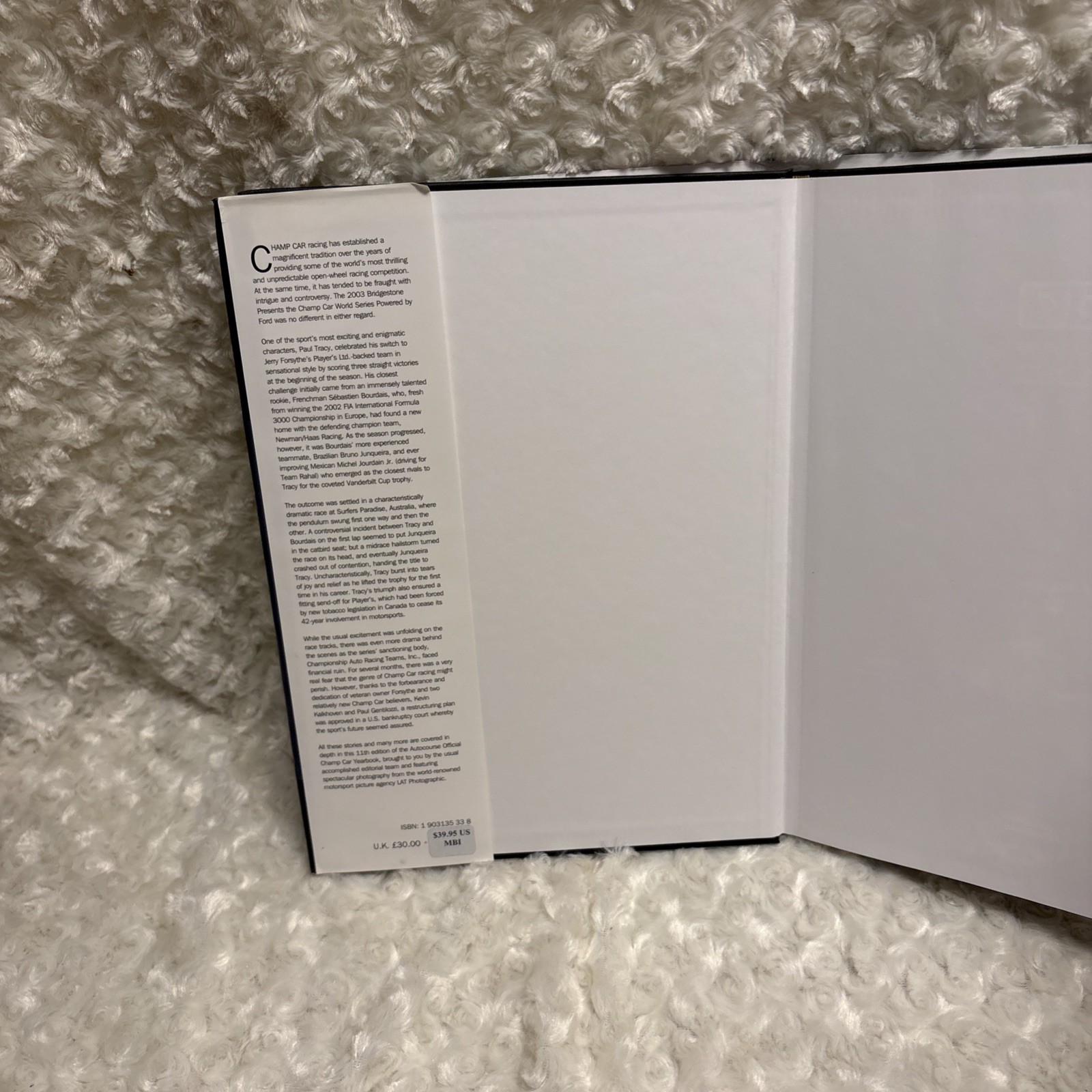 Autocourse Official Champ Car Yearbook 2003-2004 Tracy