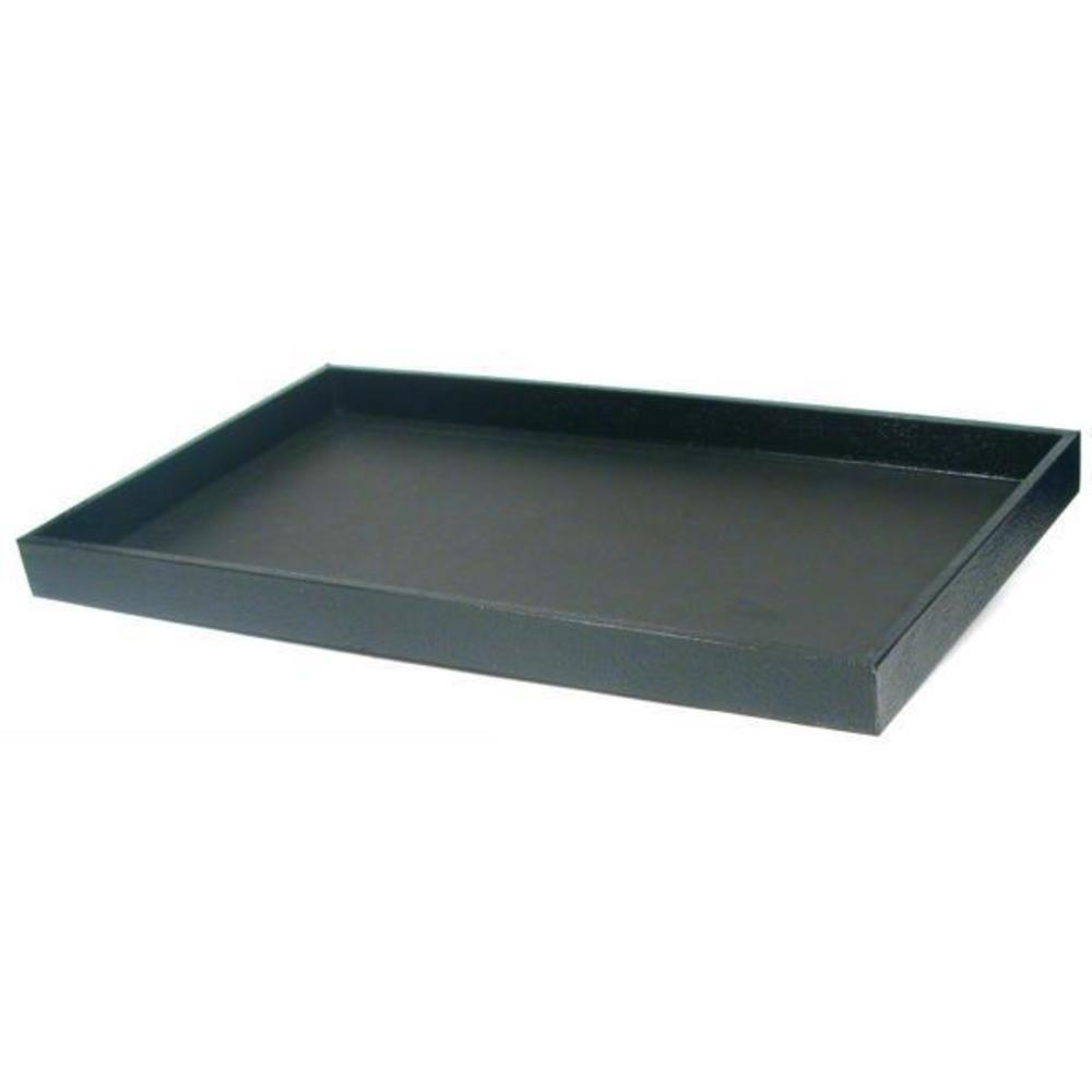 Black Ring Jewelry Display Case Box Large Tray Showcase