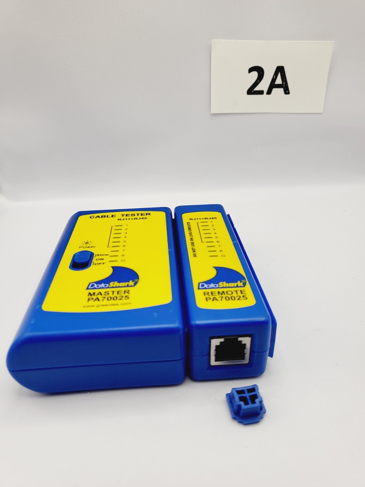 Data Shark Cable Tester RJ11 + RJ45 Master & Remote PA70025 Pre-Owned