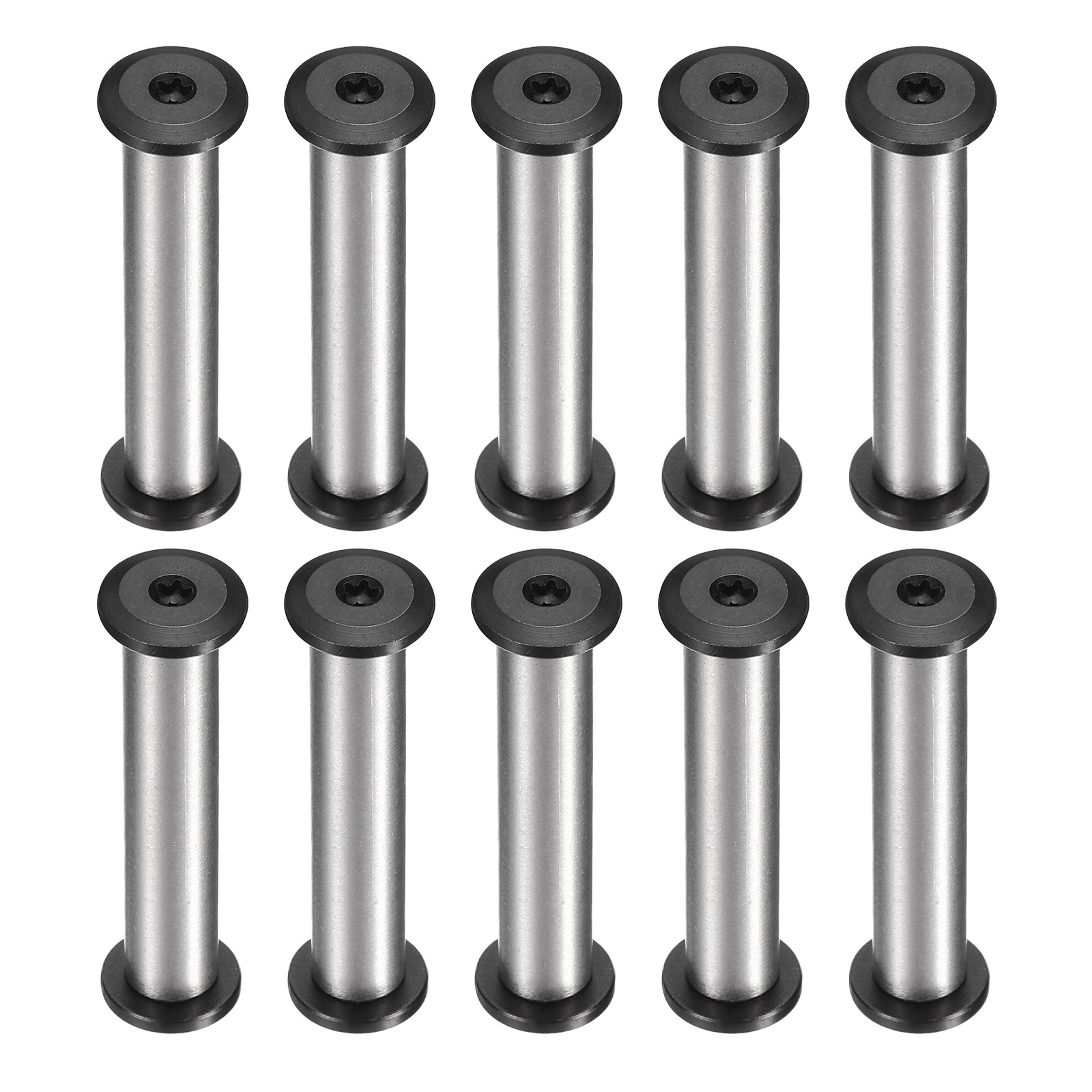 10pcs Knife Handle Screws 6x30mm Torx Sink Head Metal Pocket Knife Pivot Pin