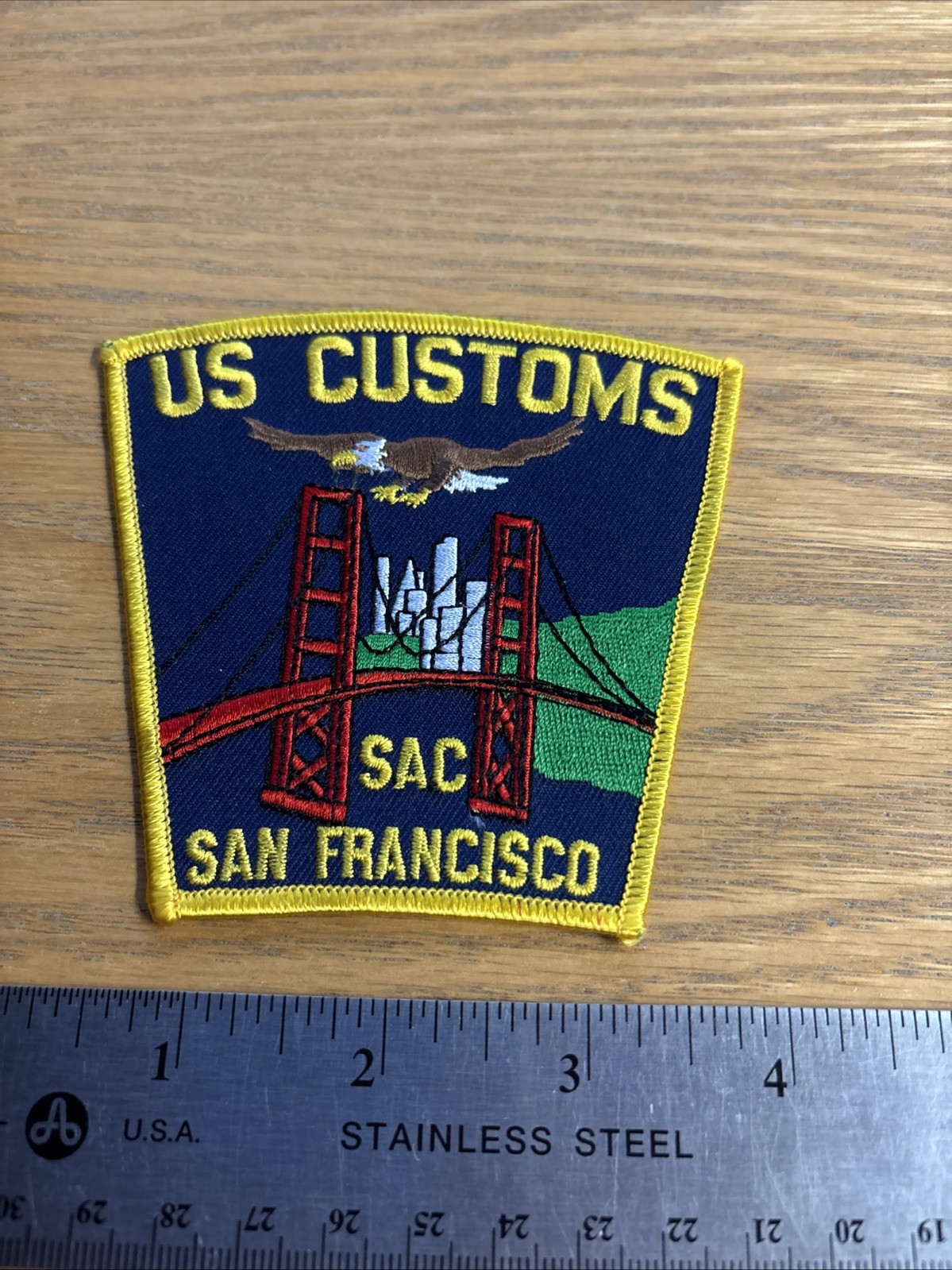San Francisco Federal SAC Patch -Historical Memorabilia