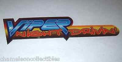 Sega Viper Night Drivin Large Pinball Machine Promo Keychain Original