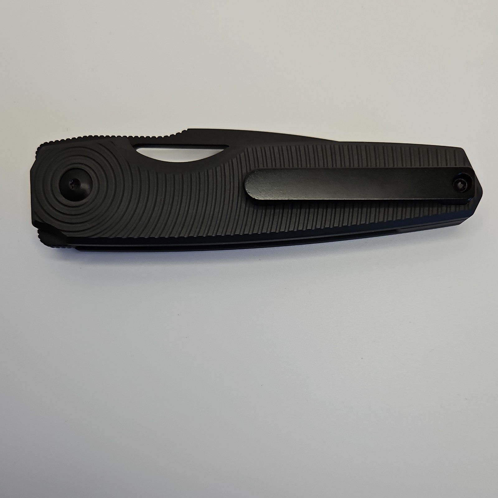 Kizer Dogfish Black Aluminum Pocketknife Stainless Steel Blade